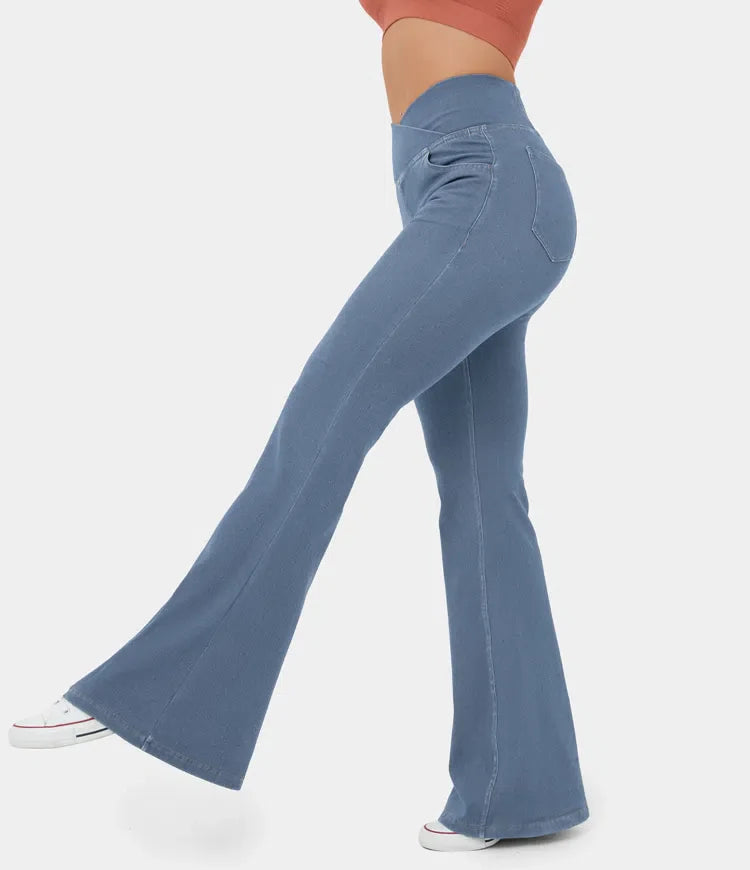 Calça Mr Jeans Ultra Stretch Cintura Cruzada Alta