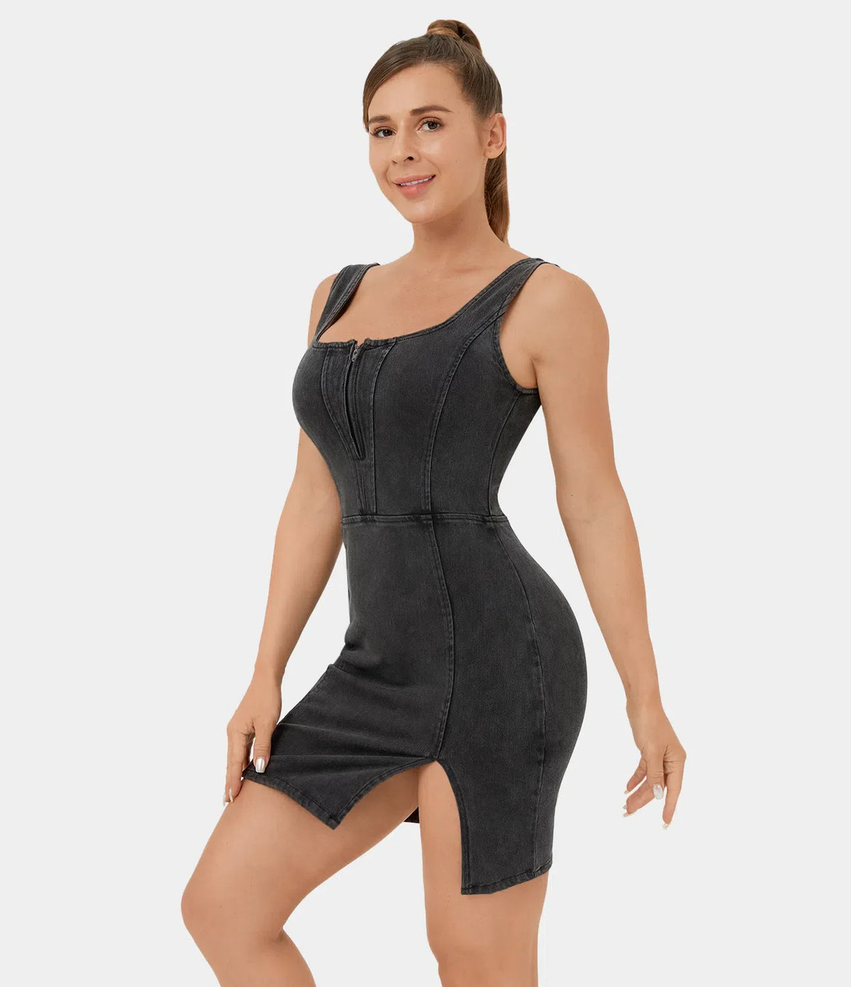 Vestido Mr Jeans Ultra Stretch com zíper